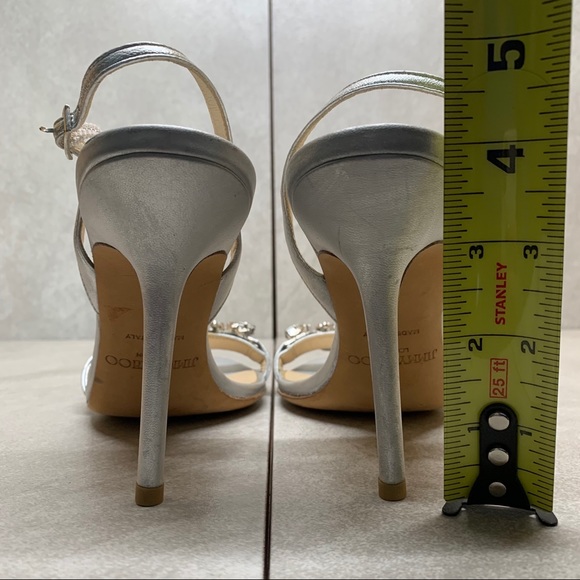 Jimmy Choo Lotus crystal embellished sandals 37 - Picture 7 of 16